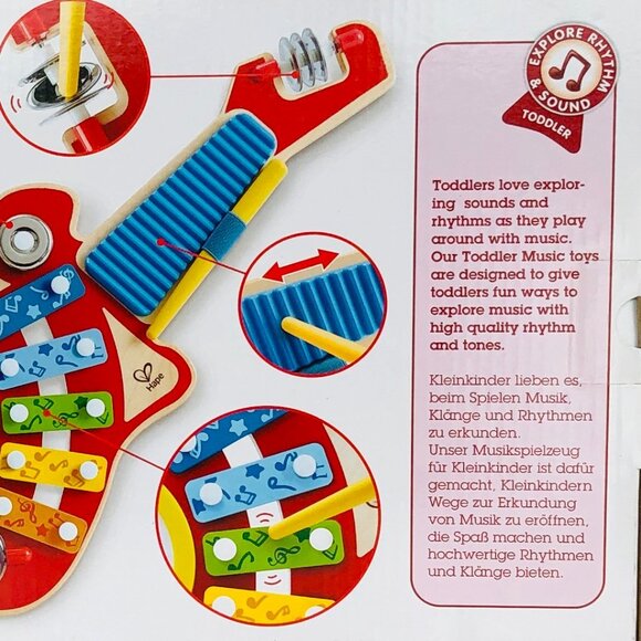 Hape 6-in-1 Guitar Band Musical Instrument Brand New For Age 18 Months - Picture 13 of 14